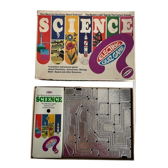 Vintage 1968 Remco Science Electric Quiz Game Collectible Toy - Picture 4 of 10